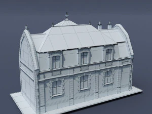 victorian house 01 3D Model