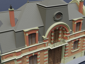 victorian house 01 3D Model