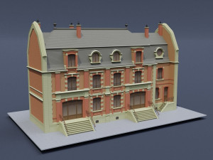 victorian house 02 Modelo 3D