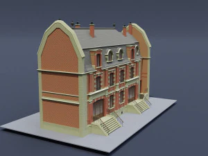 victorian house 02 3D Model