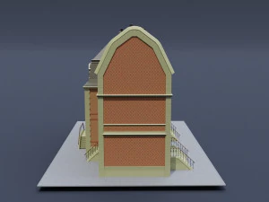 victorian house 02 3D Model