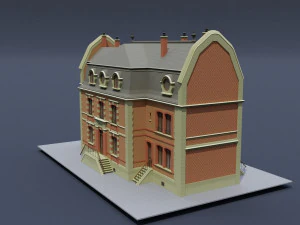 victorian house 02 3D Model