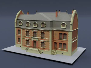 victorian house 02 3D Model