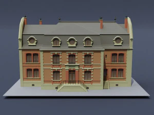 victorian house 02 3D Model
