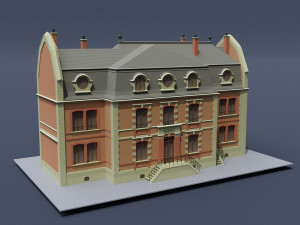 victorian house 02 Modelo 3D