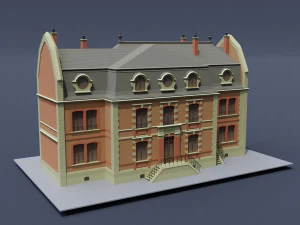 victorian house 02 3D Model
