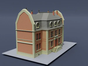 victorian house 02 3D Model
