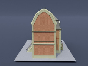 victorian house 02 Modelo 3D
