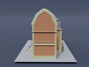 victorian house 02 3D Model