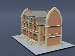 victorian house 02 Modelo 3D