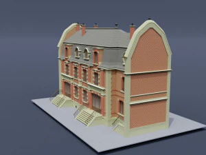 victorian house 02 3D Model