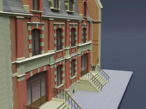 victorian house 02 3D Model