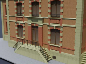 victorian house 02 3D Model