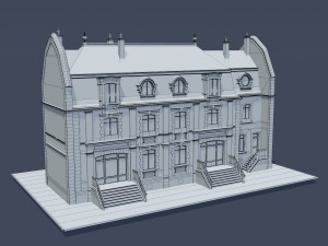victorian house 02 Modelo 3D