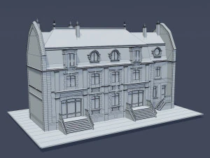 victorian house 02 3D Model