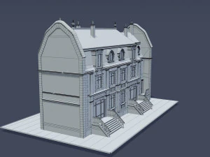 victorian house 02 3D Model