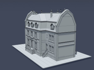 victorian house 02 Modelo 3D