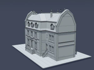 victorian house 02 3D Model