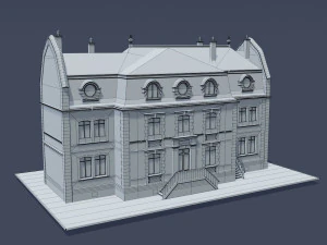 victorian house 02 3D Model