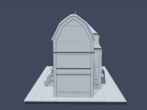 victorian house 02 3D Model