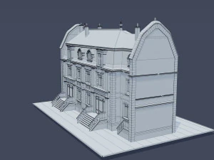 victorian house 02 3D Model