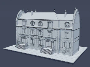 victorian house 02 3D Model