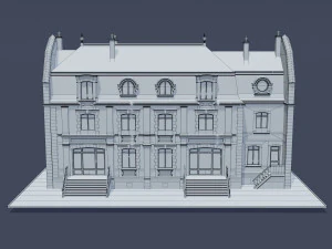 victorian house 02 3D Model
