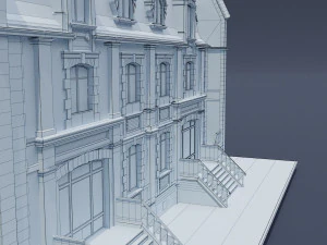 victorian house 02 3D Model