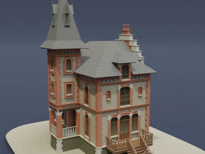 victorian house 03 3D Model