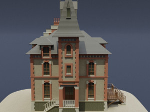 victorian house 03 Modèle 3D