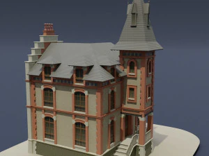 victorian house 03 3D Model