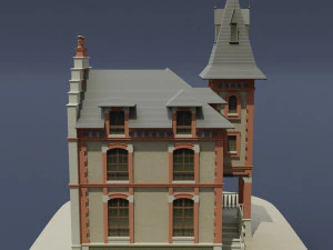 victorian house 03 3D Model