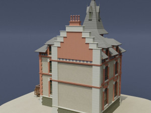 victorian house 03 Modèle 3D