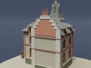 victorian house 03 3D Model