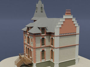 victorian house 03 Modèle 3D