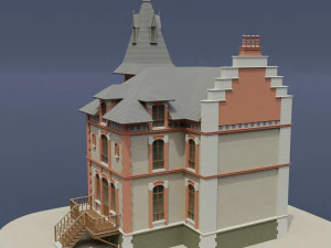 victorian house 03 3D Model