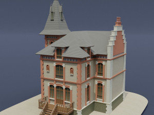 victorian house 03 Modèle 3D