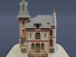 victorian house 03 3D Model