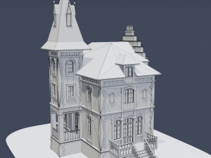 victorian house 03 Modèle 3D