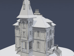 victorian house 03 Modèle 3D