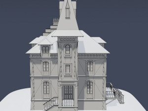 victorian house 03 Modèle 3D