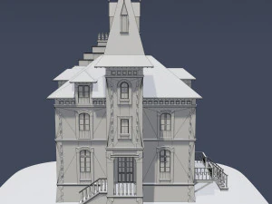 victorian house 03 3D Model