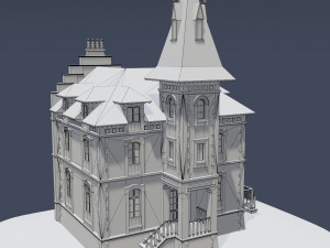victorian house 03 Modèle 3D