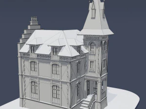 victorian house 03 3D Model