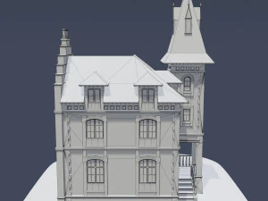 victorian house 03 3D Model