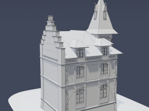 victorian house 03 Modèle 3D