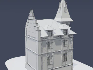 victorian house 03 3D Model