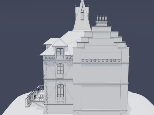 victorian house 03 3D Model