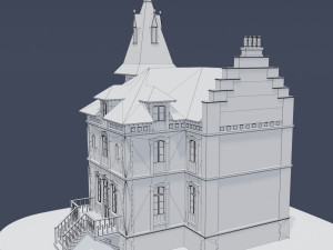 victorian house 03 Modèle 3D