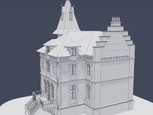 victorian house 03 3D Model
